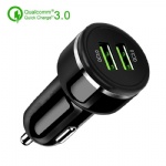 New QC3.0 Car Charegr 2 port Fast Charging Phone Charger