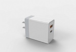 PD 30W Phone Charger Dual USB 2.4A Wall Charger